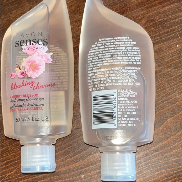 Avon Senses Blushing Charm Body Wash - Pink - Picture 2 of 2